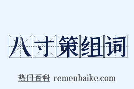 八寸策组词是什么意思的图片